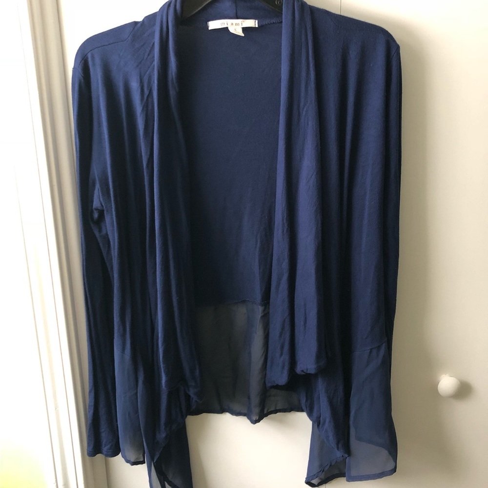 Navy classy cardigan